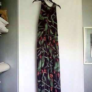 Bagley Miscka La Note Maxi Dress w/high-low Hem
